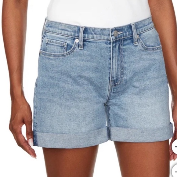 Hudson Jeans Pants - Hudson Los Angeles Mid-Rise Premium Denim Shorts with Cuffed Hem NWT.  14